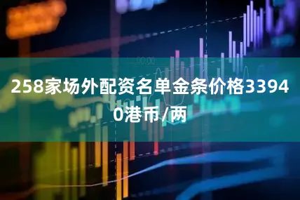 258家场外配资名单金条价格33940港币/两