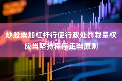 炒股票加杠杆行使行政处罚裁量权应当坚持程序正当原则